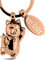 LANOLU Schlüsselanhänger Katze, Glückskatze Maneki Neko, Lucky Cat Schlüsselanhänger Glücksbringer, Mutmacher, Abschiedsgeschenk, Geschenk Katzenliebhaber, 3D Winkekatze Figur aus Metall