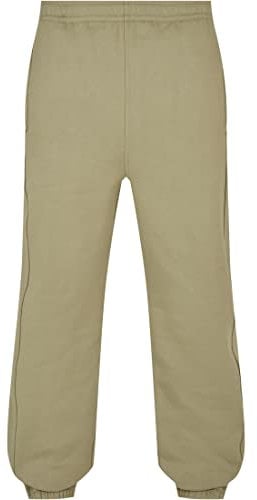 Urban Classics Herren Trainingshose Sweatpants, Jogginghose für Männer, Straight Leg, Reißverschlüsse an den Beinabschlüssen, XL, teagreen
