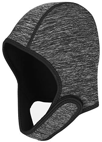 Tauchkappe Scuba Diving Tauchhaube UV Schutz Schwimmkappe Schnelltrocknend Badekappe Thermo Kopfhaube Verstellbar Bademütze Anti Quallen Schwimmmütze Unisex Badehaube Tauchen Schnorcheln Rafting