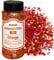 HEMOER Paillettes Olografiche Glitter Grosso, Arancia 100g Olografiche Chunky Paillettes Glitter Unghie per Viso, Corpo, Occhi, Capelli, Unghie, Glitter per Hobby Creativi