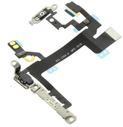 Desconocido Flex Von Auf für iPhone 5S Kabel Knopf Lautstärke Stummschaltung Flash Mikrofon Blechschild