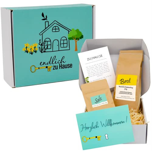 Geschenkset Brot & Salz | Einzugsgeschenk für das neue Zuhause | Geschenk zum Einzug in Wohnung & Haus