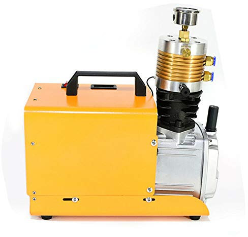 KinHall Hochdruckluftpumpe Elektrische Druckluftkompressor Automatisch Stoppen Kompressor PCP 2800R / Min mit Hochdruck-Gummischlauch ausgestattet, für Automobil Tauchflasche