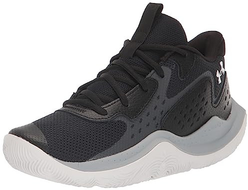 Under Armour Unisex-Kinder UA GS 23 Sneaker, Black/Jet Gray/White, 39 EU Weit