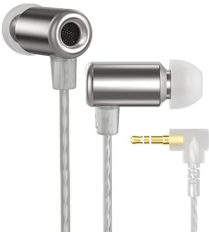 Linsoul KZ Ling Long Earphones 1DD Open-Back HiFi Bass Earbuds In-Ear Monitor Headphones Sports Noise Insulation Headset for Audiophile Studio Musician (Without Mic, Ling Long)