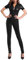 Sexy Damen Catsuit Overall Hautenge Jumpsuit Einteiliges Kostüm Sexy Ledersuit Katzenkostüm Schlangenhaut Streifen Club DS Lack Club Anzug