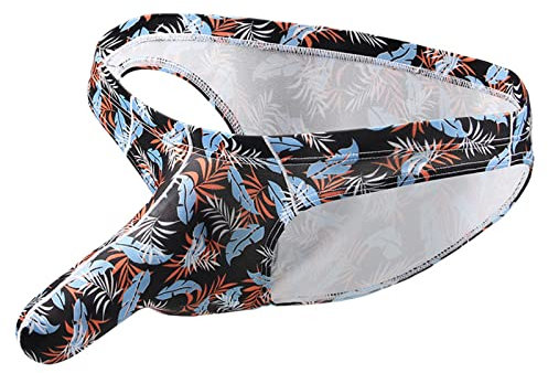 Elefanten Tanga Männer Lustige Unterhosen Männer Herren Unterhosen Sexy Reizunterwäsche Slips Strings Tanga Lustige G-String Lover Geschenk Schwarz XL