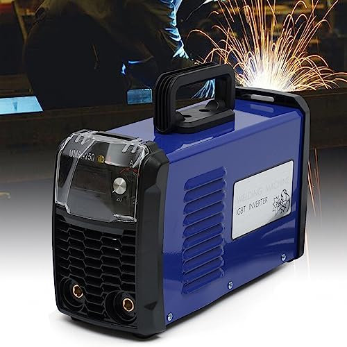 Schweißgerät Inverter Schweissgerät Elektroden Schweißgerät Welding Machine Plasmaschneider mit Kompressor inkl. Schweißschirm Drahtbürste, Hammer, Elektroden & Tragegurt (220V, 20-140A)