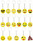 30 PZ Emoji Portachiavi Emoticon Porta Chiavi Idea bomboniera pensierino omaggi regalino Gadget Dopo Festa Compleanno Bambini Adulti,Smile Regalo Pensierini Bomboniere Compleanno Bambini Adulti Natale