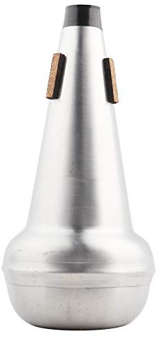 Posaunendämpfer aus Aluminiumlegierung, Tenorposaunen-Schalldämpfer, Posaunen-Übungsdämpfer, Gerader Posaunen-Trompetendämpfer