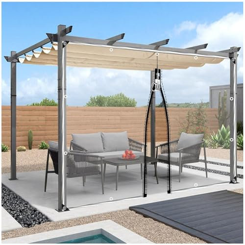 Cortinas De Lona Pvc Claras Con Puerta De Cremallera, Paneles Laterales De Lona Transparente, Cortinas Exterior 0,5mm, Cortinas De Lona Impermeable Para Pérgola Carport Gazebo,WxH-2.8x2.2m/9.2*7.2ft