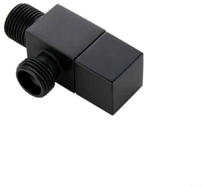 Valve Black Water Shut-off Valve 1/2 Inch Brass Wall Mounted Balcony Tap Valve