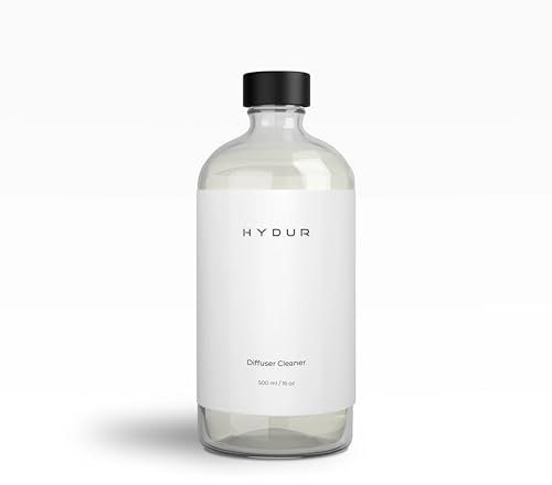 Hydur Diffuser Cleaner | Aromatherapy Diffuser Cleaner | Maintain Optimal Performance and Scent Purity | Essential Oil Diffuser Cleaning Solution | Compatible with All Hydur Diffusers, 500ml Bottle
