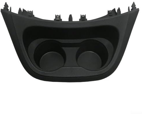 Zentrale Steuerung Getränkehalter Panel, Auto Konsole Getränkehalter für Mercedes Vito Metris W447 2016-2023, mit Kühlkörperfunktion, Auto Front Mittelkonsole Wasserflasche Abnehmbarer Halter, Schwarz