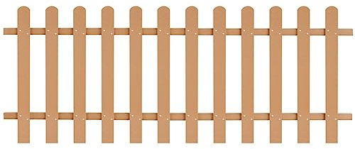 LXYZWRW Zaun & Absperrungen Lattenzaun WPC 200x80 cm Zaunlatten