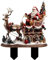 Weihnachtsstecker Weihnachtsmann Rentier Gartenstecker aus Acryl, 2D Flache Weihnachten Figur Dekostecker Weihnachtsdeko Wetterfest Santa Claus Stecker Gartendeko Weihnachtsfigur zum Stecken (A)