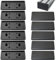 Endkappen Schwarz für Aluprofil Serie 4590, Aluminium Profil Abdeckkappen Profilabdeckkappe, Abdeckkappen Schutzkappen Kunststoff (10er Pack)
