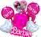 Krilucly Bar-ie - Set di 7 palloncini per feste di compleanno per bambini, decorazione principessa, cartone animato, decorazione per feste di compleanno, decorazioni per bambini