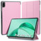 Hianjoo Funda Compatible con Huawei Honor Pad X8a 11.0 2024, Funda para Tableta Protectora Delgado Inteligente de Cuero Función de Soporte Carcasa Compatible con Honor Pad X8a 2024, Rosa