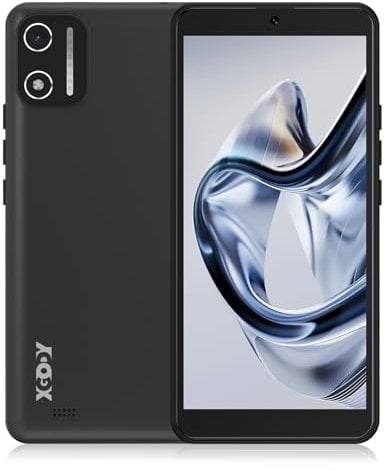 XGODY Smartphone Ohne Vertrag Handy, 5,5 Zoll Günstig Smartphone 2GB+16GB 128GB Erweiterbar Octa-Core Android 14 Handy, Dual SIM Dual Standby, 8MP+5MP Kamera, Face ID GPS 4G Handy (Schwarz)