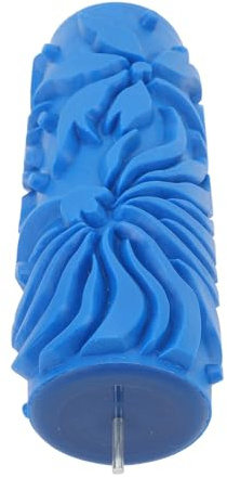 Gummi Strukturroller 5 Zoll, Vielfältiger Farbroller für Wände, Decken, Schränke, Möbel und Wandfarbe, Wiederverwendbar, Waschbar