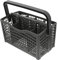 Artibetter Sturdy Plastic Cutlery Basket Dishwasher Basket Fork Storage Kitchen Accessory Dishwasher Cutlery