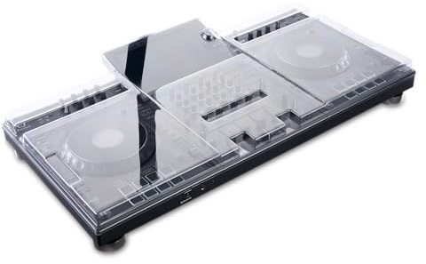Decksaver Cover for AlphaTheta XDJ-AZ - Super-Durable Polycarbonate Protective lid in Smoked Clear Colour, Made in The UK - The DJs' Choice for Unbeatable Protection