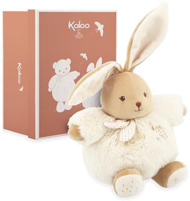 Kaloo - Cream Rabbit Plush 17cm - Ultra-soft plush for baby - Tender companion from birth - Ideal size for little hands - Birth Gift - K214020