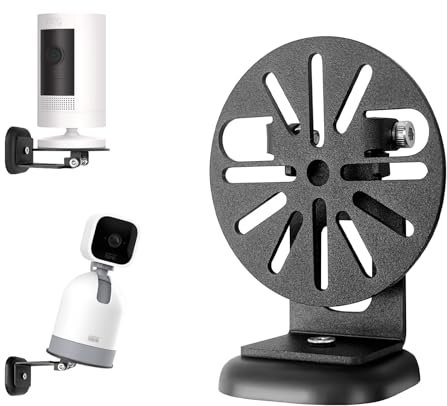 BPOPO Magnetic Camera Mount Fits for Wyze Cam,Blink,Enfy,Tplink- 360° Rotation & Tilt -Damage Free Indoor Outdoor Camera Mounting Bracket,Install Any Metal Surface in Curise,Garage,Carport,Workshop