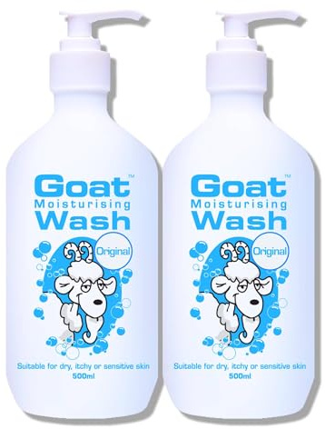 Goat Milk Soap Moisturizing Body Wash Value Duo Pack 16.9 oz - Body Wash to Revive your Skin - Original