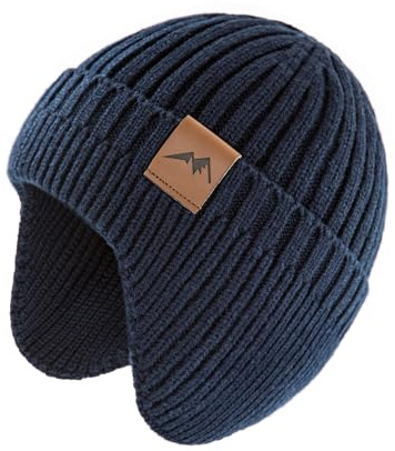 SEYUFN Mädchen Mütze Jungen Baby Wintermütze Kinder Babymütze Winter Strickmütze Junge Dinosaurier Beanie Kinder Warm