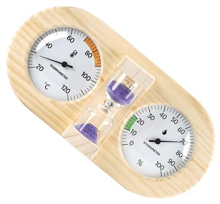 BCOATH Sauna Timer Sauna Feuchtigkeitsmesser Feuchtigkeitsmesser 15 Minuten Sanduhr Lila