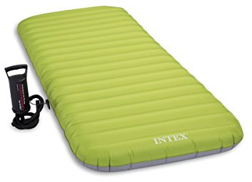 Intex Roll 'N Go Luftbett - Aufblasbare/Aufrollbare Matratze Für Camping - 76 x 191 x 13 cm - Mit Handpumpe