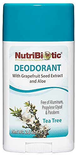 NutriBiotic, Deodorant, Tea Tree, 2.6 oz (75 g)