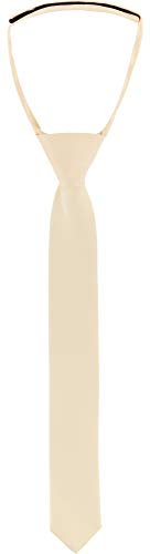 Ladeheid Kinder Jungen Krawatte KJ (31cm x 4cm, Ecru)