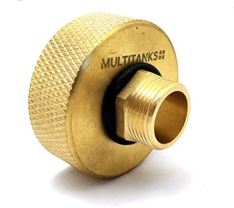 Raccord S60x6 - embout male fileté 3/4 pouce tout en laiton