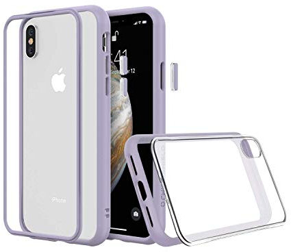 RhinoShield Modulares Case kompatibel mit [iPhone XS] | Mod NX - Anpassbare & stoßdämpfende Schutzhülle im schlanken Design - 3.5 Meter Fallschutz - Lavender