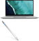 BoxWave Stylus Pen for ASUS Chromebook Flip C434 (Stylus Pen AccuPoint Active Stylus, Electronic Stylus with Ultra Fine Tip for ASUS Chromebook Flip C434 - Metallic Silver