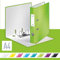 Leitz Qualitäts-Ordner 180°, A4, schmal, 5,2 cm Rückenbreite, laminierte Graupappe, Grün, WOW Serie, 10064054