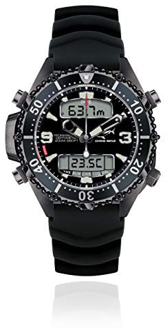 CHRIS BENZ Depthmeter Digital 200M Special Edition Taucheruhr, StachelrochenGrau