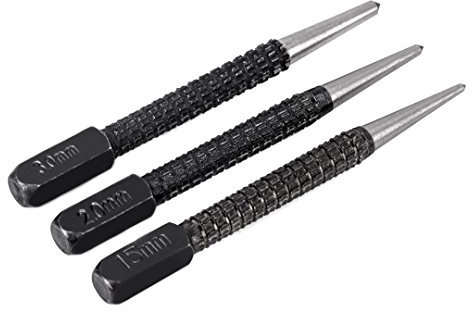 Körner-Set, 3-teilig, 1,5 mm/2 mm/3 mm