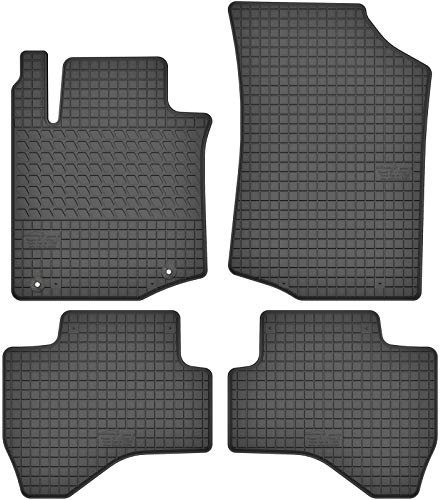 AGCPdirect Gummi Matten Fußmatten Passgenau 4-teilig Set für Citroen C1 2005-2014 und Peugeot 107 2005-2014 und Toyota Aygo 2005-2014