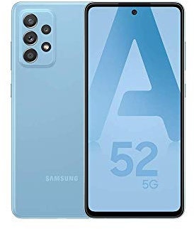 Samsung Galaxy A52 5G - Bleu - 128GB - Smartphone Android débloqué - Version Française - Ecouteurs inclus