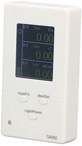 EMF-Messgerät, USB-wiederaufladbarer Digitaler Strahlungsdetektor für Elektromagnetische Felder, Elektrisches Feld/magnetisches Feld/Hochfrequenz, mit Akustischem Lichtalarm