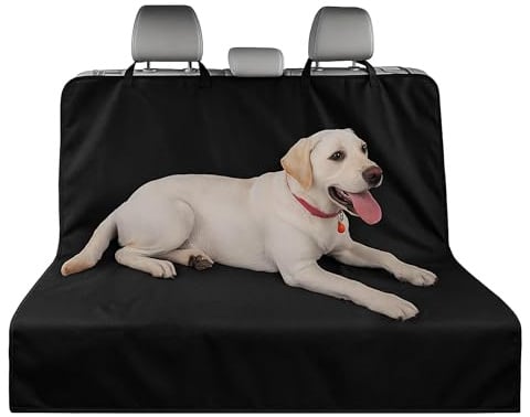 Auto Accessori Lupex Universal-Autoabdeckung für Hund und Katze 2in1 | 137 x 125 cm | Auto und SUV | Hängematte Schutz für Sitze und Kofferraum | Oxford Schwarz | wasserdicht Kratzfest
