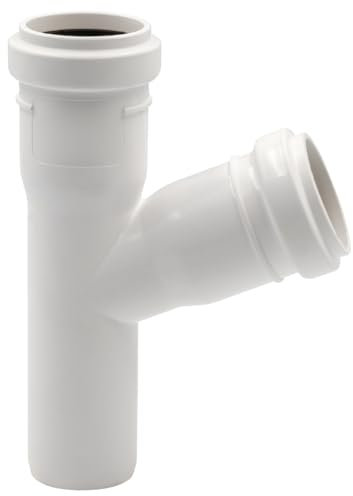 HT System | Abzweig Abwasser Weiß DN 32 DN 40 (DN 32 45°)