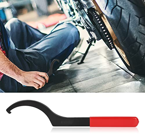 Alpha Rider C Spanner Tool Adjustable Hook Wrench for Ducati | for 748 848 916 996 998 1098 1198 1199 1299 V4 Hypermotard 796 821 939 950 1100, Monster with Single-Sided Axle Swingarm