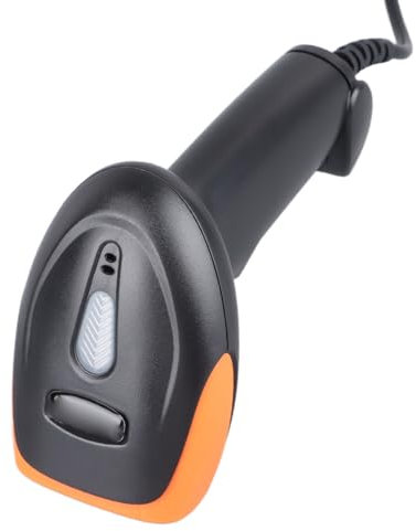 Kabelloser 1D-2D-Barcode-Scanner, Multifunktionaler QR-Leser für Lager, Supermarkt, Lieferung