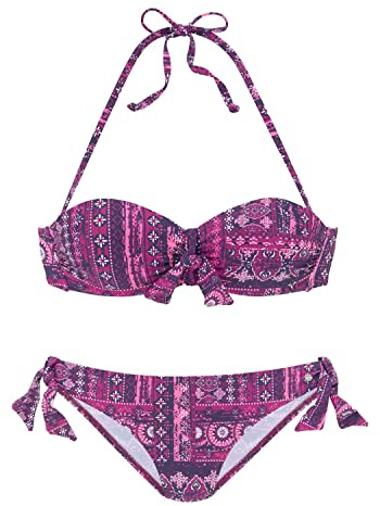 s.Oliver Bügel-Bandeau-Bikini Ethnodruck