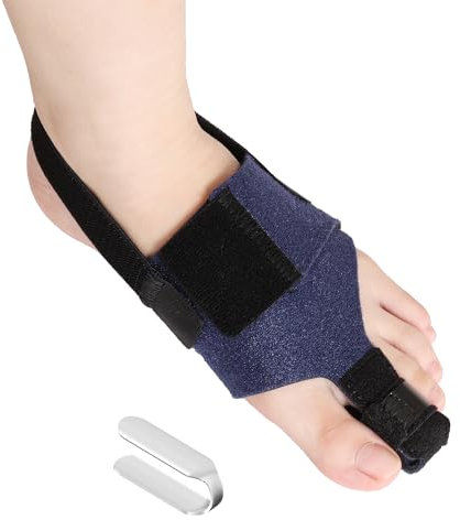 YiYame corrector dedo martillo, férula dedo pie martillo para Dedo roto, dedo torcido, dedo en garra, dedo en martillo, alivio del dolor punta superpuesto para el pie izquierdo y derecho, M